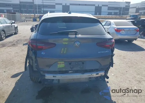 2018 Alfa Romeo Stelvio Ti Awd z USA, uszkodzony, nr VIN ZASFAKBN0J7B85842